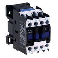 1PCS CJX2-1210 IP20 3 Phase Motor Contactor Relay 12A 3P 3 Pole 1 NO AC 24V 36V 110V 220V 380V Coil 