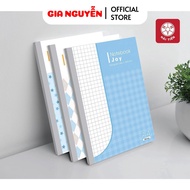 Gia Nguyễn - HẢI TIẾN Sổ may gáy caro bìa bồi A4 Joy (200 300 400 trang)