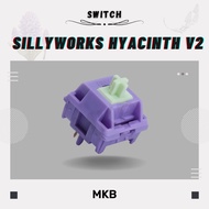 [READY STOCK] Sillyworks HMX Hyacinth V2 Linear Switches Switch for Mechanical or Gaming Keyboards -