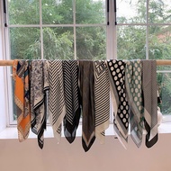 Square silk scarf for women 70 70x70cm turban bandana, beautiful, high-quality head covering to make