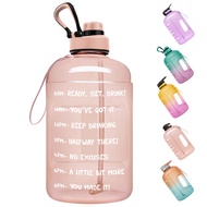 New Style 3 Lid Universal Gallon 32oz Outdoor Large Small Water Bottle 64oz 1 Gallon Plastic Fitness