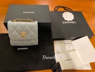 全新全配！Chanel trendy cc mini 經典包