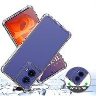 For Motorola Moto G85 Luxury Hybrid Acrylic Transparent Clear Case Cover