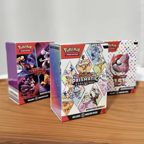 Pokemon Card sv8.5 Booster bundle Mega Evolution Phantasmal Flames Prismatic Evolutions Scarlet Viol