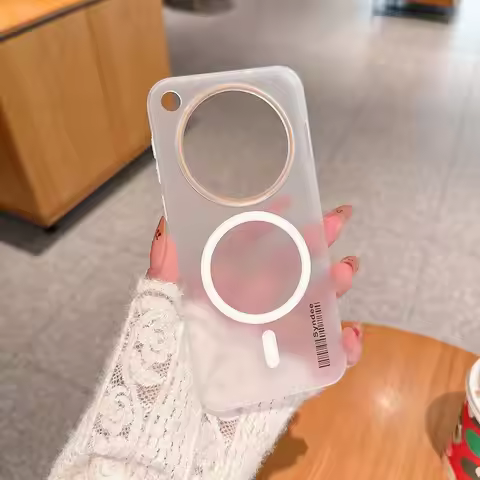 For OPPO Find X9 Ultra Case Magnetic Transparent Frosted Texture Skin-friendly Shockproof Cover For 