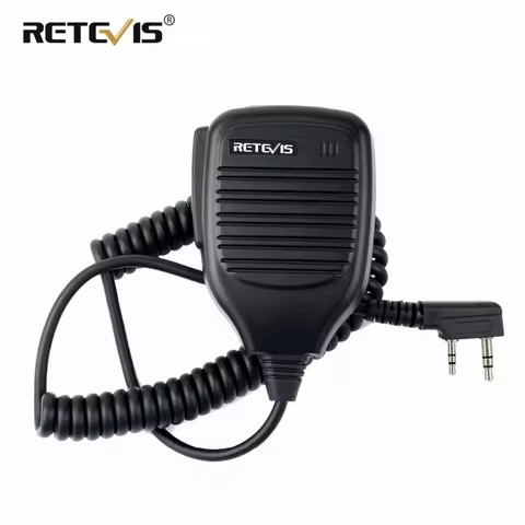 Retevis Handheld Speaker Microphone PTT MIC Tangent Accessories For Kenwood For Baofeng UV 5R Quansh