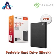 SEAGATE Backup Plus Slim Portable Hard Disk 2TB (Black)