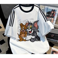 Oversized Men's and Women's T-shirts 8XL 7XL 6XL 5XL 4XL 3XL 2XL XL LMS Korean Style Harajuku Hip Ho