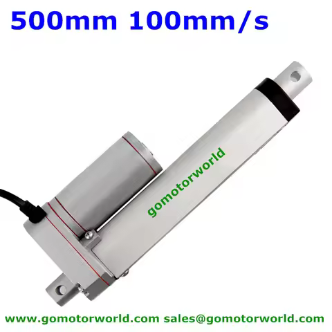 Telescopic Actuator 12V 24V 500mm Stroke 1600N load 100mm/s speed electric linear actuator manufactu