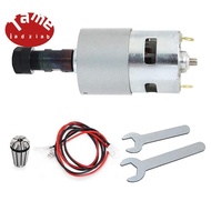 DC Motor CNC 775 Spindle Motor 100W 12-24VDC 10000RMP + ER11 Collet for DIY Mini CNC 3018 3018Pro 30