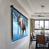 Rolling Blinds Gain Curtain Gain Curtain Style Office Projector Anti-Light Wall-Mounted Hand-Pulled 