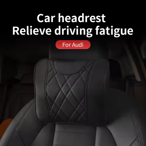 For Audi A1 8X GB A3 8V 8Y A4 B9 A5 FY A6 C8 A7 4K Q2 GA Q3 8U Q5 8K Q7 4L 4M Car headrest Neck pill