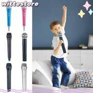WITTE Microphone Prop, Practice Microphone Simulate Speech Mics Toy, Prop Toy Karaoke Stage Costume Prop Fake Microphone
