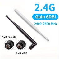 2.4G Omni directional WiFi Antenna 6DBI High Gain SMA Male/SMA Female Connector Collapsible WiFi Rou