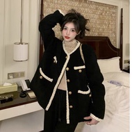 E Jacket red cardigan Luxurious Christmas Christmas Christmas ChristmasCNY wool loose form big size 