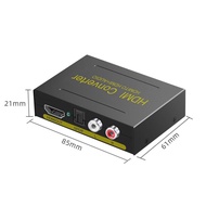 Hdmi Audio Separator Hd 4K to Optical Fiber Left and Right Channel 5.1ps4 Set-Top Box Connection Amplifier Stereo/HDMI Splitter / HDMI Switcher / Adapter Converter