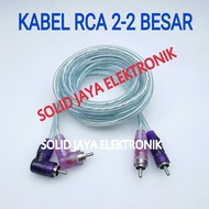 RCA CABLE 2-2 M GOOD RCA CABLE 2 METER 2-2 RCA AUDIO CABLE JEK L-SHAPED AUDIO CABLE RCA AUX CABLE