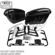 TERLARIS SIDE BOX MERION SADDLE SIDE BAG SADDLEBAG PANNIER BRACKET TAS SAMPING TOURING EDITION MOTOR