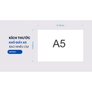 A5 size paper (1 sheet)