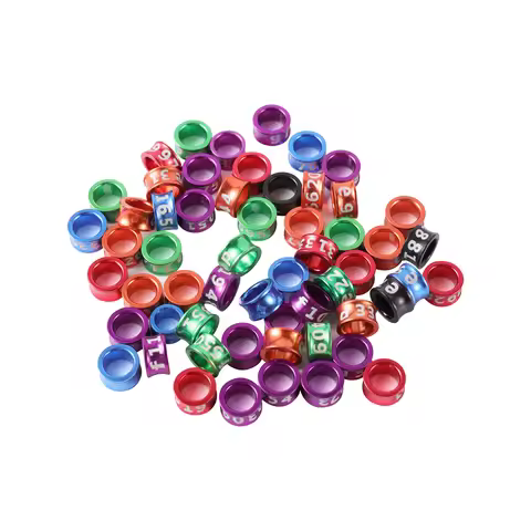 Bird Foot Ring With Word ID 4/4.7/5/6/7mm Bird Ring Pigeon Foot Ring Bird Outdoor Flying Training To