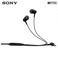 Original SONY For MH750 in Ear Earphone BASS Subwoofer Xperia Series Earbuds for Sony Z 1 2 3 Xiaomi