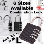 Resettable Combination Padlock Number Lock 3 or 4 digit Combi lock