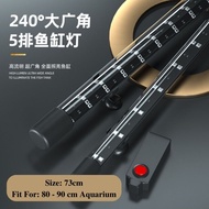 5 ROW AQUARIUM AND AROWANA LIGHT - 6700K SOLAR COLOUR BOSTER LED LIGHT, WATER PROOF Aquarium LED LIG