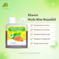 Madu Mint Mujaddid 500 gr Madu Sehat Mint Madu Murni Extra Daun Mint Madu Herbal Mint Madu Manis Min