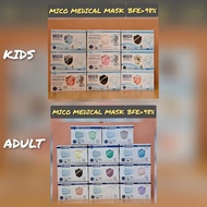 Mico Medical Mask (Adult/Kids) 3PLY BFE&gt;98% (CE)Mask
