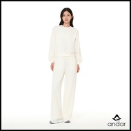[ANDAR] Textured Sweat Wide Pants KoreanAthleisure KoreanFashion WidePants SweatWidePants TexturedPa