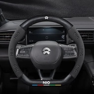 For NIO ES6 ES8 2024 2023 2022 Steering Wheel Cover Leather Interior Accessories