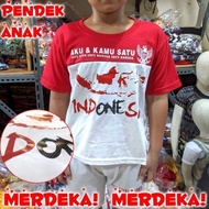 Baju Kaos Dirgahayu 17 Agustus Indonesia Anak