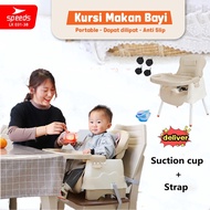 Portable baby high chair foldable travel baby toddler feeding chair baby outdoor dining chair  Booster Seat for Toddler/Kids/Baby | Dining Chair | Cushion Pad | Portable