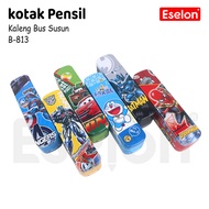 2-tier Bus Tin Pencil Case Tin Pencil Case/ B-813