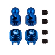 AE92457 Team Associated RC10B7 Anti-Roll Bar Hardware Set, blue aluminum
