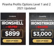 [2021 Updated] Piranha Profits Options Level 1 : Ironshell and Level 2 : Ironstriker Adam Khoo