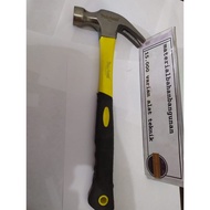 Goat Hammer Fiber Handle Claw Hammer Nail Remover 16 OZ Nail Punch Tool Hammer Pry 1 LB