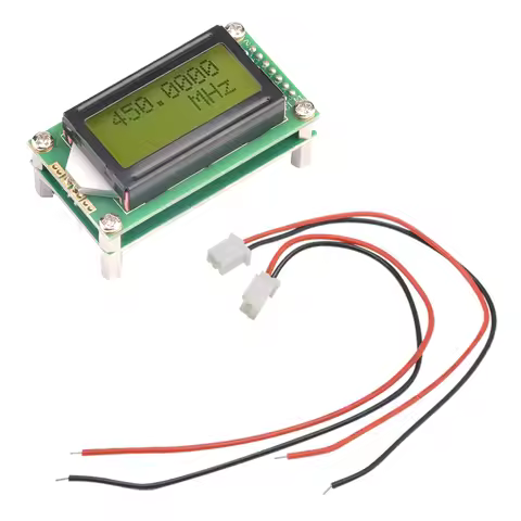 PLJ-0802-E 1MHz~1200MHz Frequency Counter 8-digit Digital Display Frequency Meter DC 9V~12V
