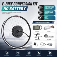 36V E Bike Conversion Kit 250W 350W 500W Hub Motor Front Rear Wheel Drive Bicycle Electric Conversio