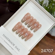 Brave Girl Handmade Fake Nails  Press On Nails Jelly Glue Sticker Manicure Nail 24707-87