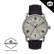 [Watchspree] Fossil Men's Copeland 42mm Three-Hand Brown Leather Watch FS5663