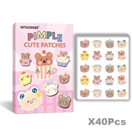 40/acne Patch Cartoon Design Hydrocolloid Acne And Acne Sticker Mild Non-irritating S9e2