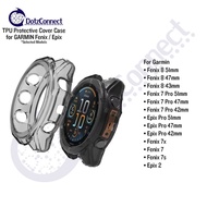 Dotzconnect TPU Protective Cover Case for Garmin Fenix 8 / Fenix 7 Pro / Fenix 7 / Epix Pro / Epix 2