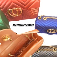 DB222 }} Women's Two-Heart Matte Jelly Sling Bag