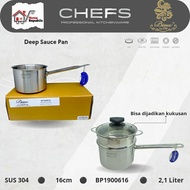 BIMA CHEFS DEEP SAUCE PAN 16CM 3-PLY SUS304 BABY FOOD BP1900616