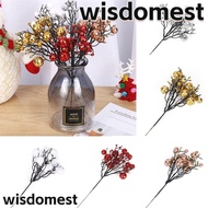 WISDOMEST Simulation Berry, Christmas Christmas Tree Ornament Artificial Flower Fruit, Recyclable DIY Gift Wreaths Cherry Plants Christmas Party Decoration