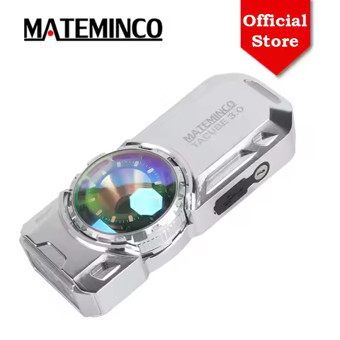 MATEMINCO TACUBE 3.0 EDC RGB 1550lm Type-C Rechargeable Long Throw UV 395nm Tactical LED Torch Flash