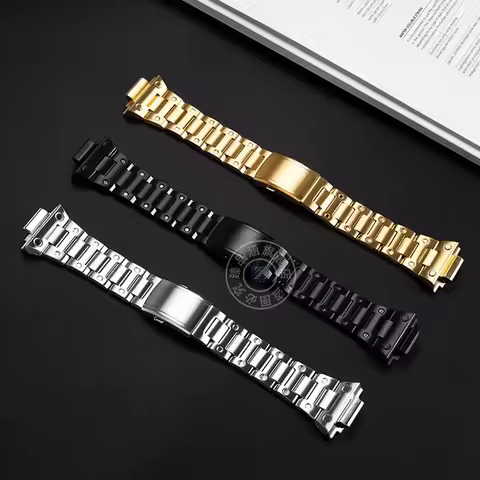 GX-56BB Modified Suit watchband For Casio G-SHOCK GXW-56 GX-56BB Stainless steel metal Bezel watch c