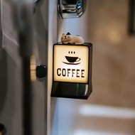 American coffee Shop coffee Refrigerator Stickers Magnetic coffee Light Plate Healing Night Light De
