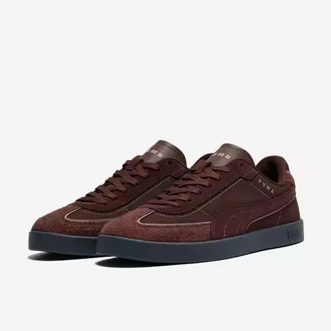 Puma Authentic Club New Men's Brown Dark Brown Low cut Casual Board Shoes 404630-01